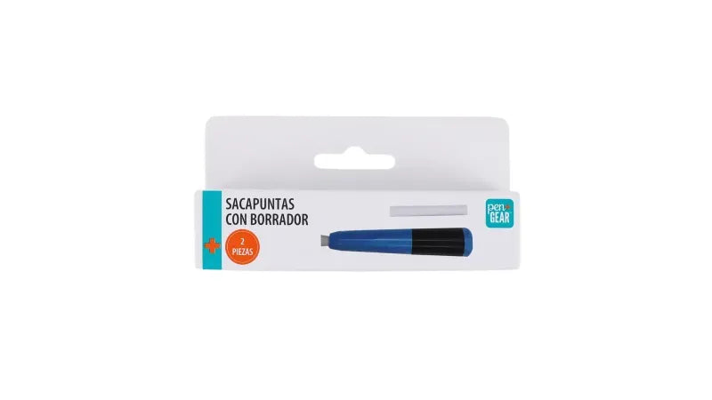 Sacapunta + Portagoma Keyroad 2 En 1 Goma De Borrar Color Rosado