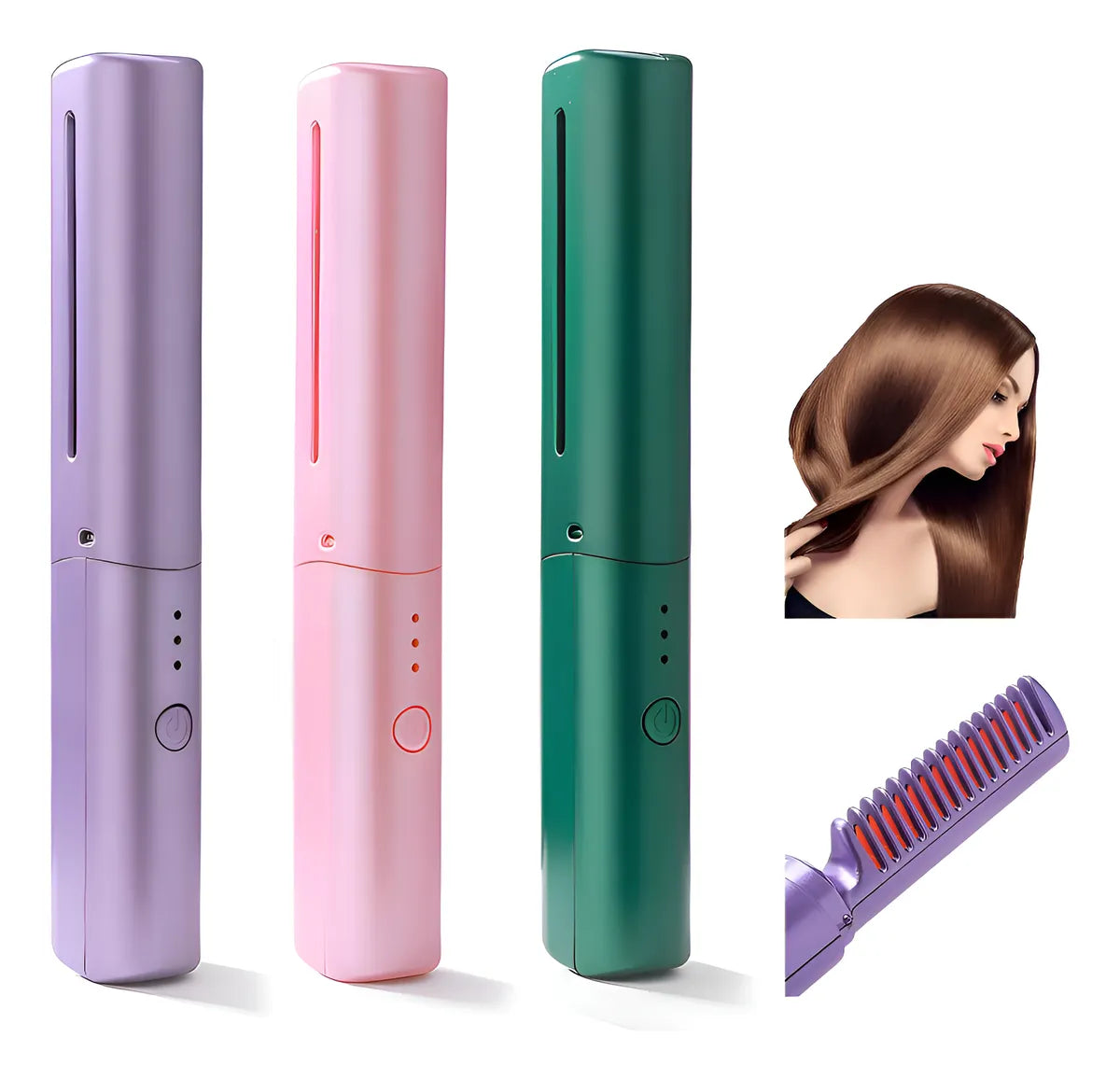 Peine plancha de pelo